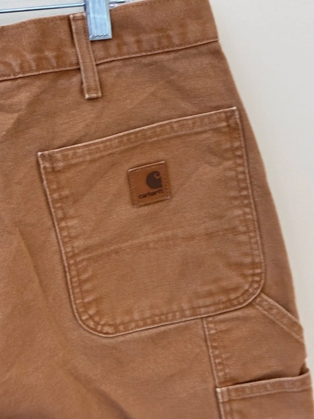 Carhartt‎ Men’s Brown Workwear Carpenter Pants - B11 BRN Size 38x30 - Picture 4 of 8